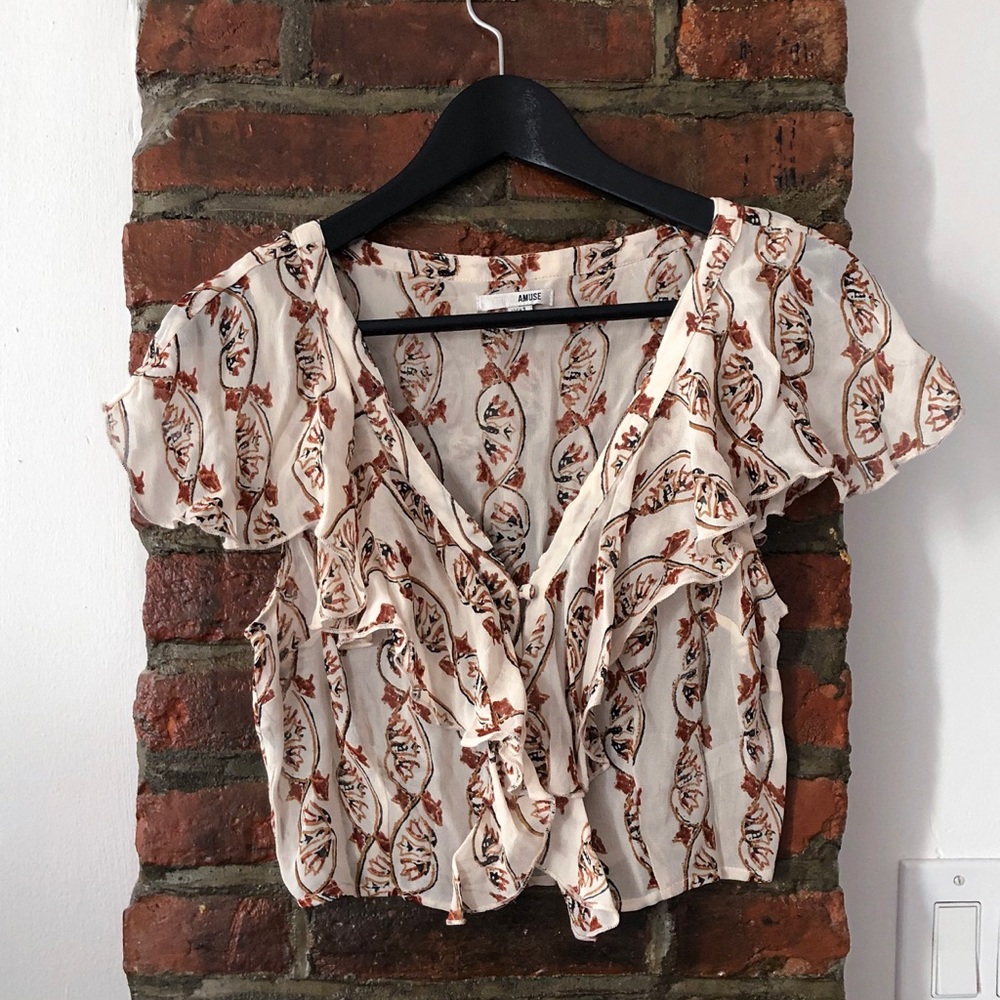 Amuse Society Flowy Blouse